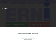 Tablet Screenshot of erniagbaumalerei.ch